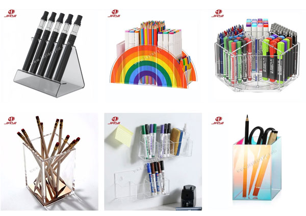 Custom acrylic pen holder